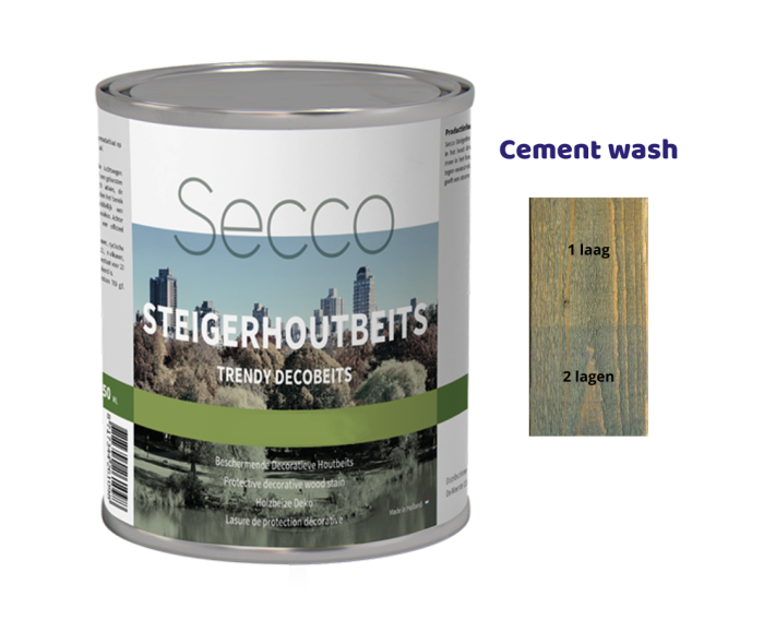 Steigerhoutbeits cementwash