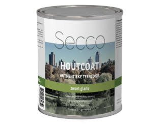 Houtcoat teerlook zwarte glans