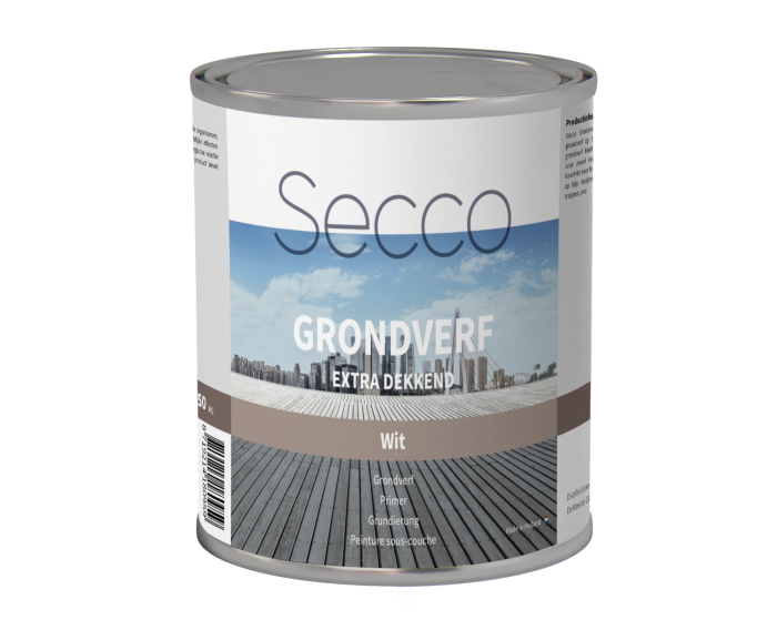 Grondverf terpentinebasis wit dekkend